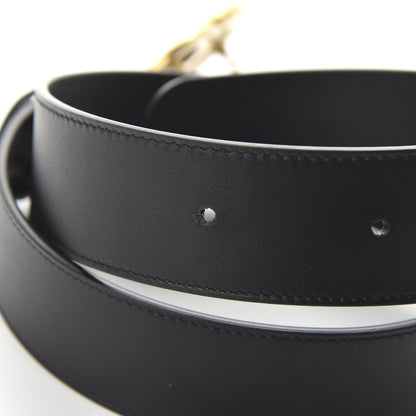 Gucci Calfskin Double G 40mm Belt 80 32 Black 6 of 6