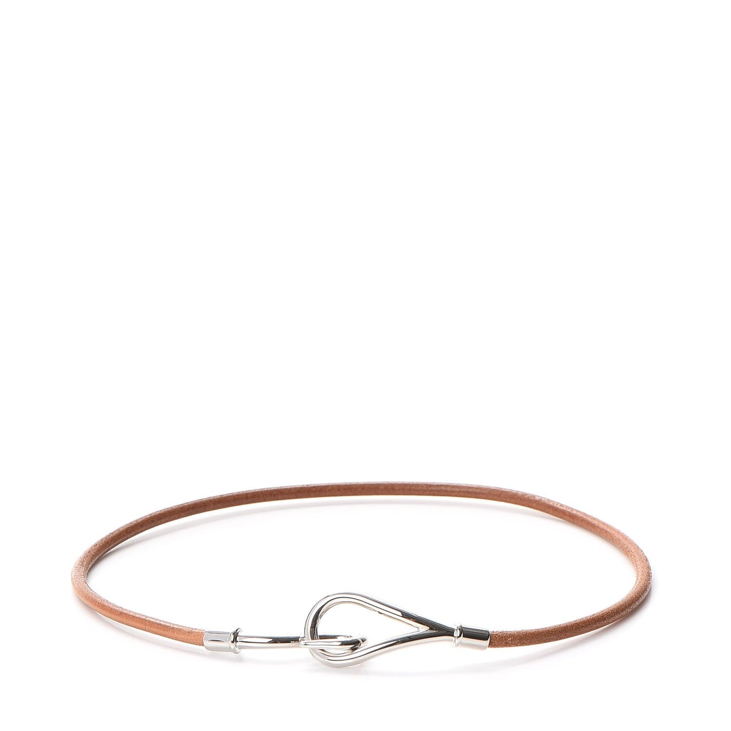 Natural Bridle Jumbo Hook Choker Necklace