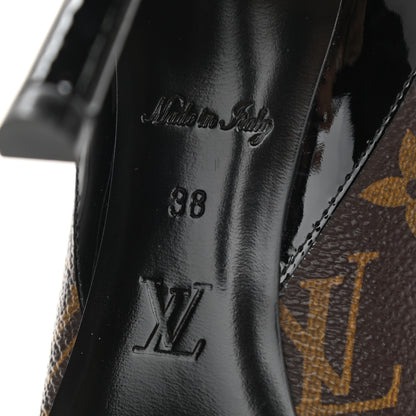 Louis Vuitton Monogram Cherie Pumps 38 Black 7 of 10
