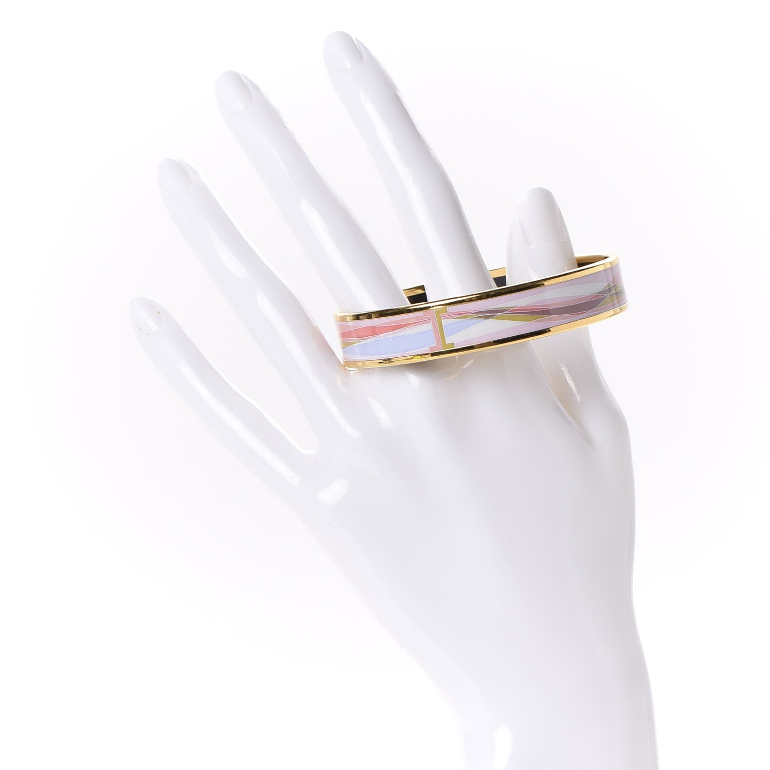 Hermes Enamel Printed Medium Bracelet 70 2 of 5