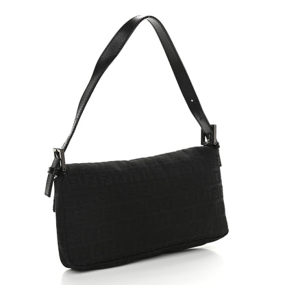 Fendi Zucchino Baguette Black 2 of 8