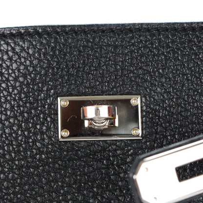 Hermes Taurillon Clemence So Kelly 22 Black 13 of 14