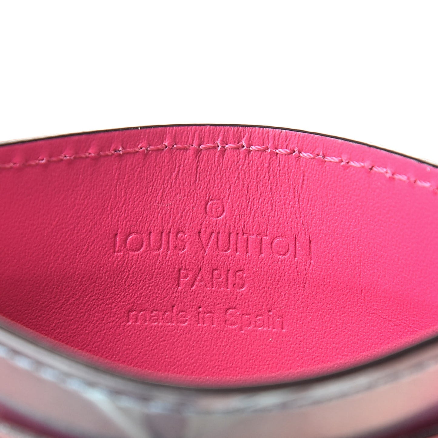 Metallic Vernis Card Holder Blue Pink