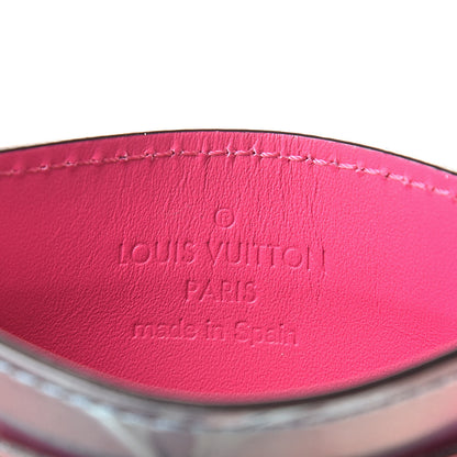 Louis Vuitton Metallic Vernis Card Holder Blue Pink 6 of 7