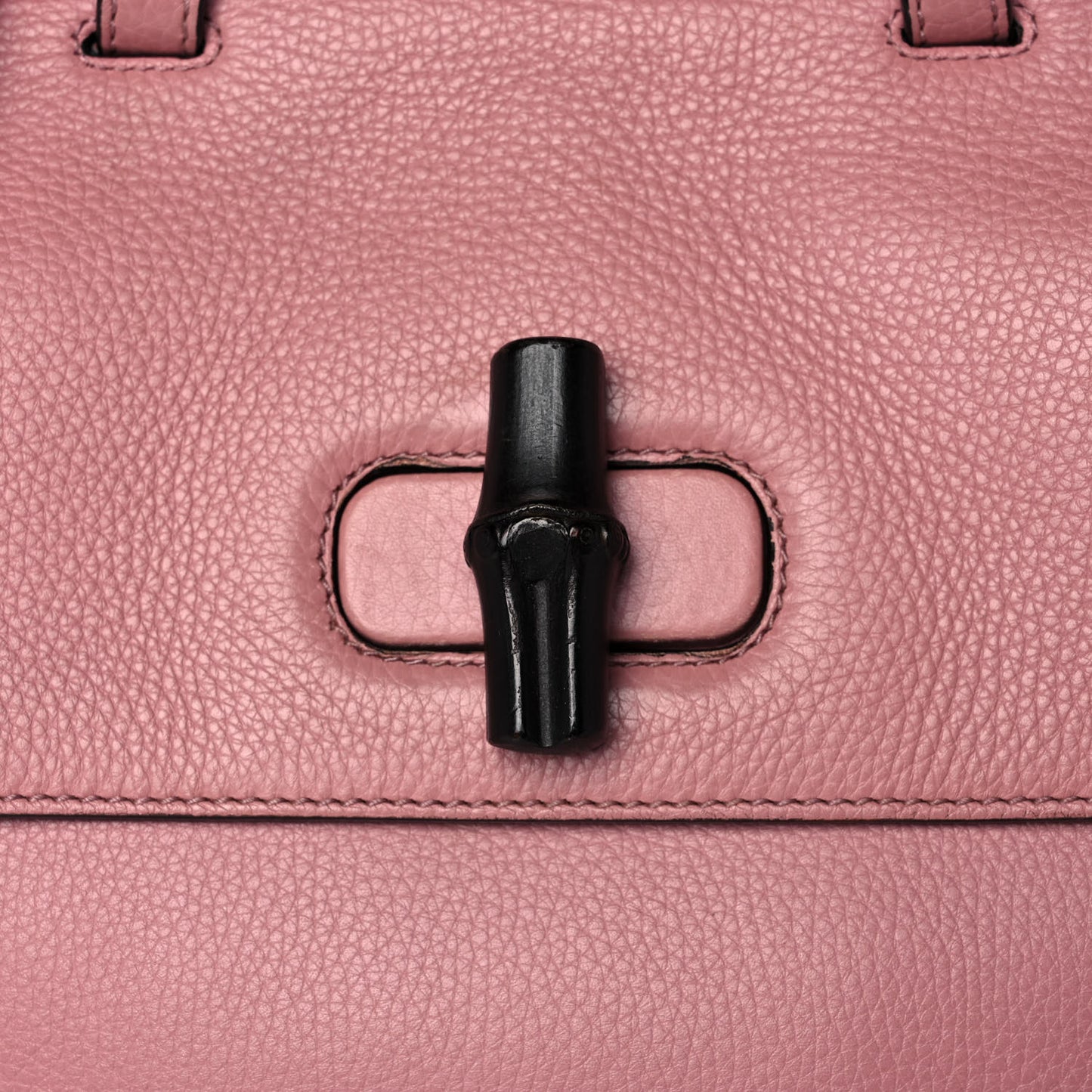 Cellarius Calfskin Medium Bamboo Daily Top Handle Bag Carmine Rose