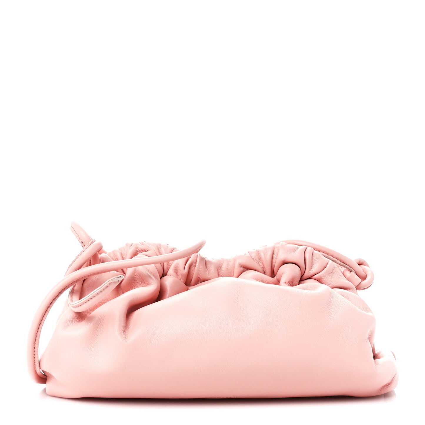 Lambskin Mini Cloud Clutch Dahlia