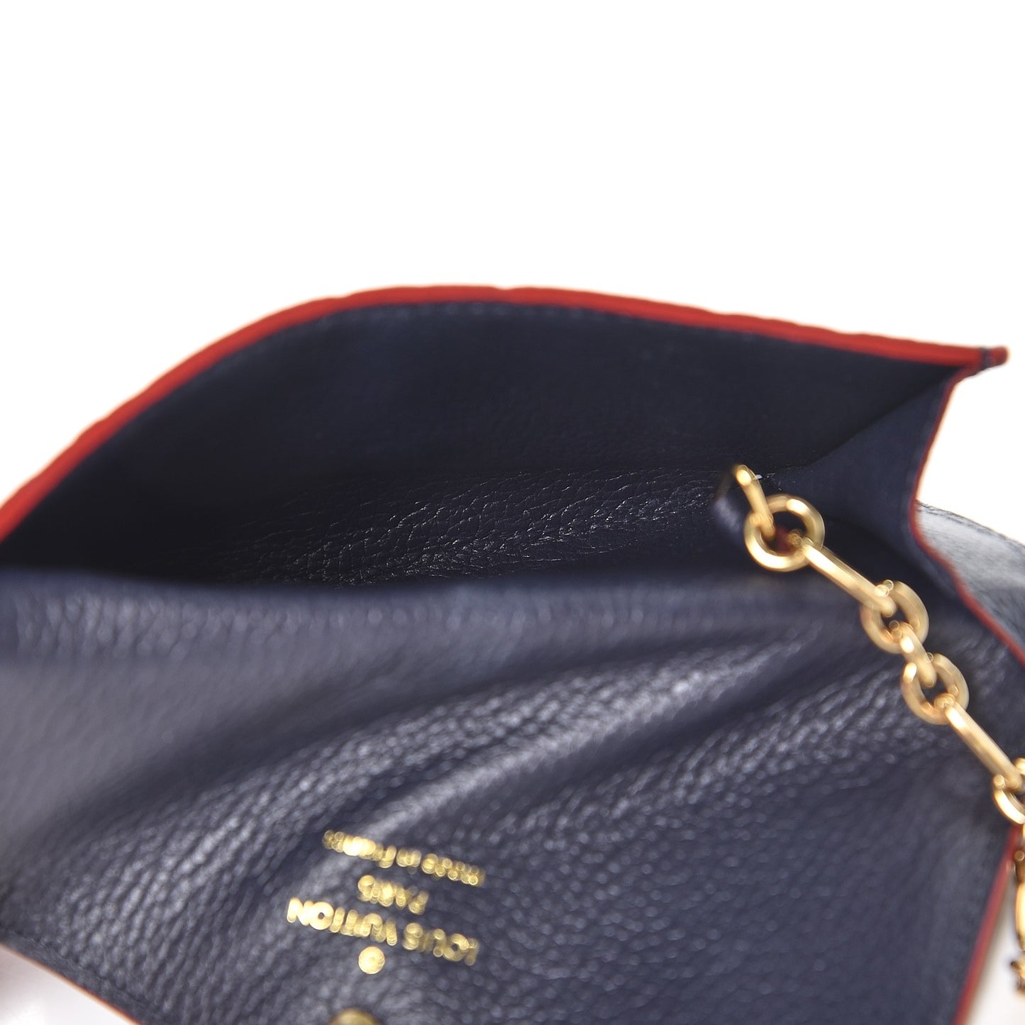 Empreinte Key Pouch Marine Rouge