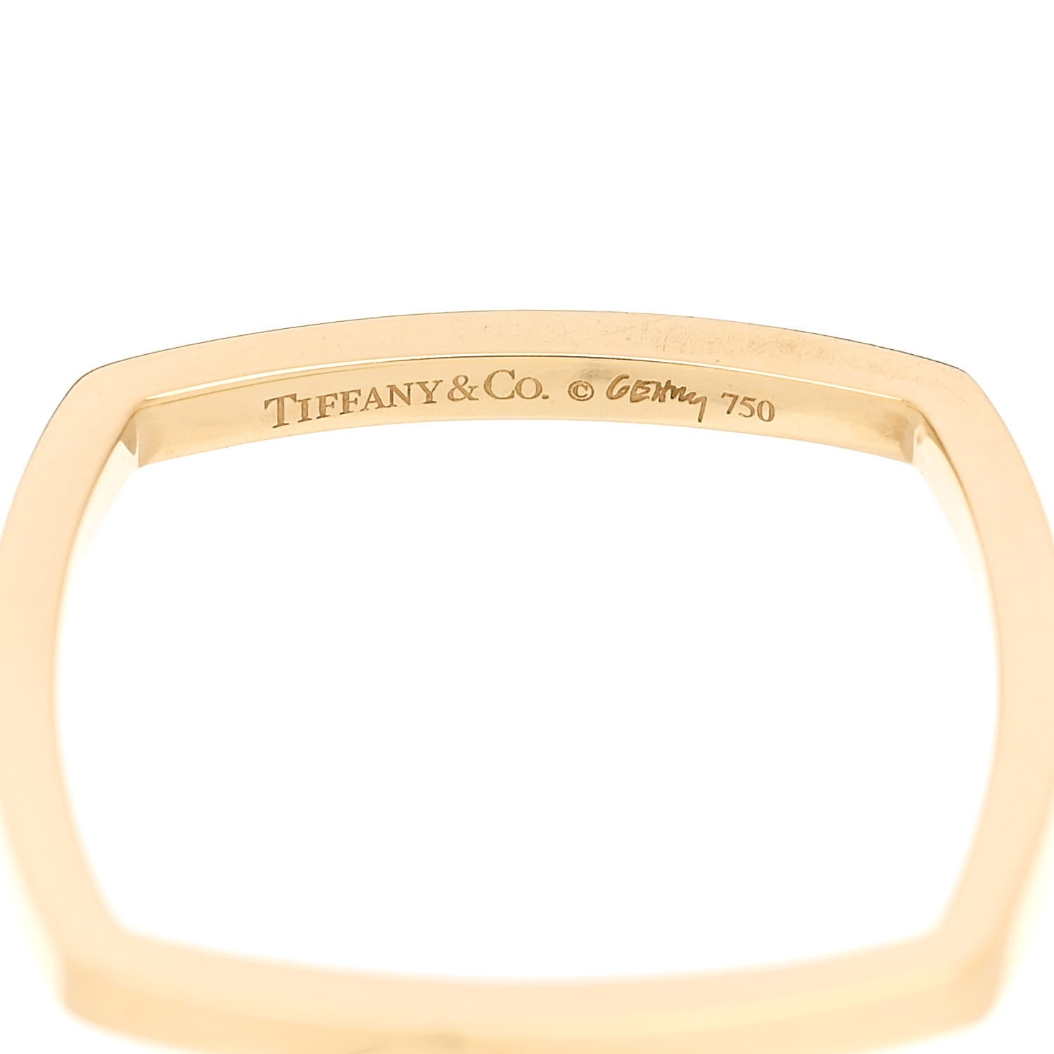 Tiffany 18K Yellow Gold Frank Gehry Torque Ring 53 6.5 4 of 4