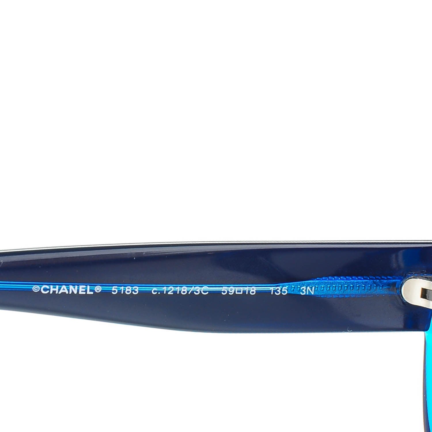 Chanel CC Sunglasses 5183 Blue 5 of 7