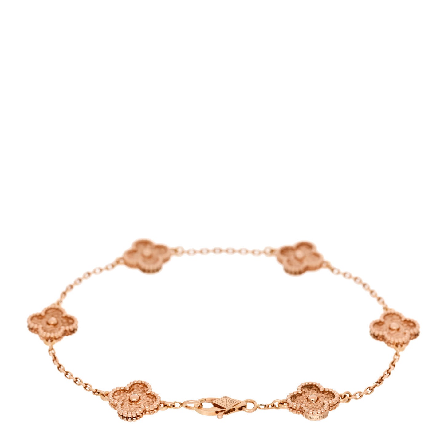 18K Rose Gold 6 Motifs Sweet Alhambra Bracelet