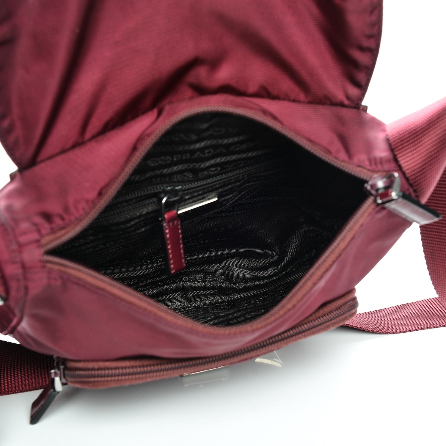 Prada Nylon Vela Messenger Ametista 4 of 8