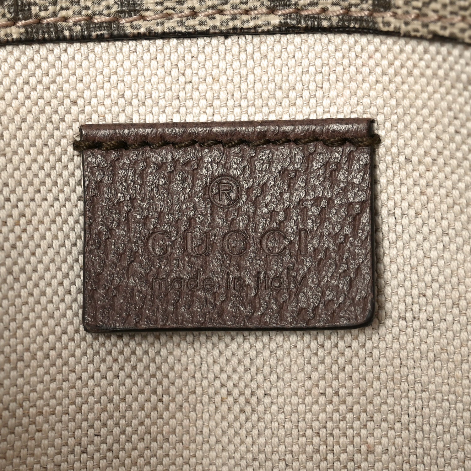 Gucci GG Supreme Monogram Neo Vintage Web Belt Bag Brown 5 of 10