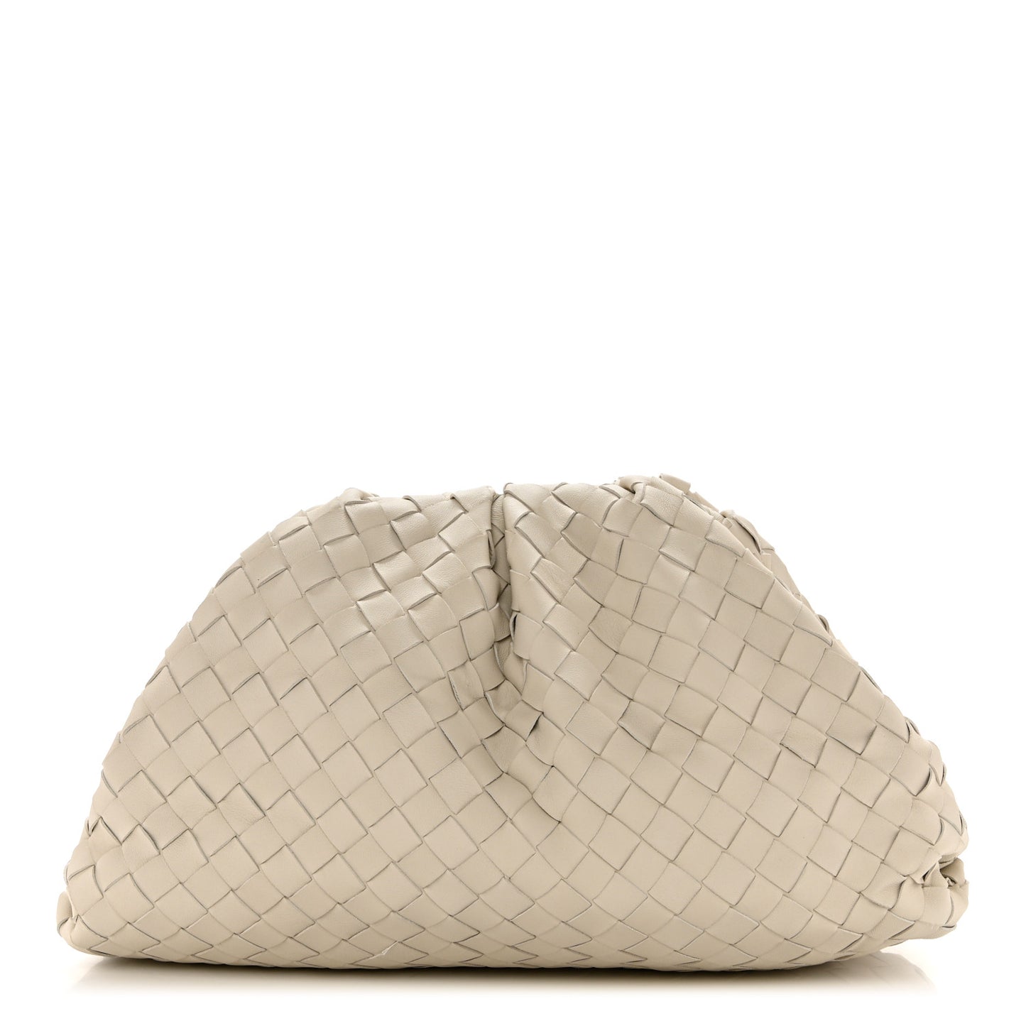 Nappa Maxi Intrecciato The Pouch Oversized Clutch Plaster