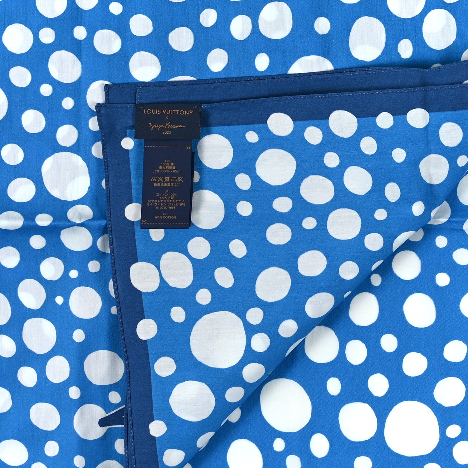 Louis Vuitton LV x YK Kusama Scarf Set Blue Multicolor 3 of 7