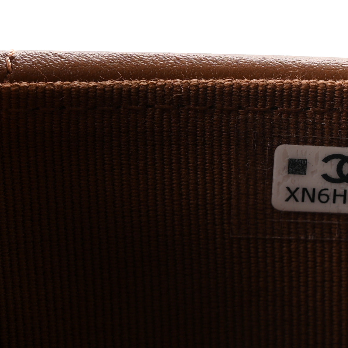 Chanel Caviar Quilted Passport Holder Camel 7 of 8