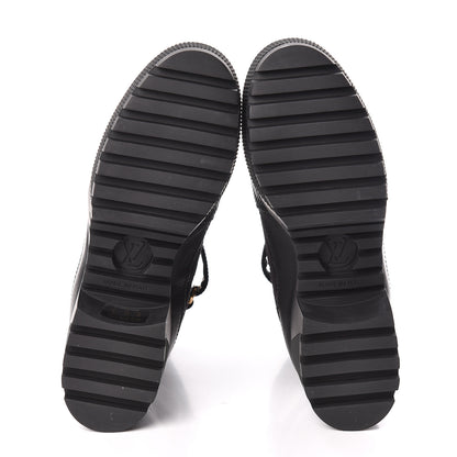 Louis Vuitton Suede Calfskin Laureate Platform Desert Boots 37 Black 5 of 7