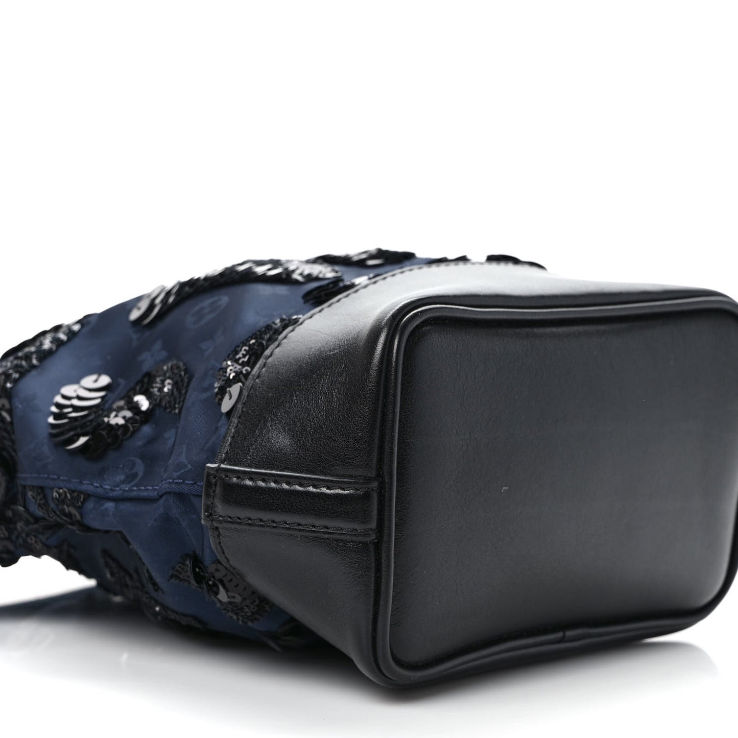 Monogram Jacquard Sequin NN14 Spotlight PM Navy