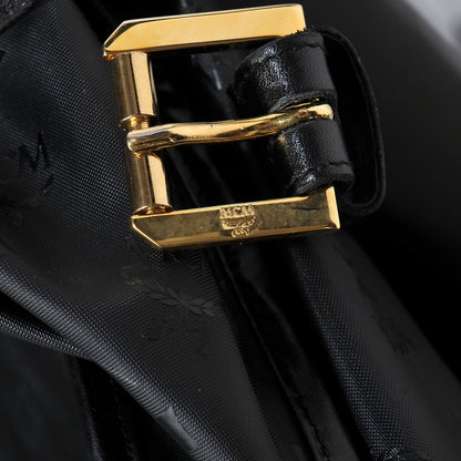 MCM Monogram Coated Canvas Garment Bag Black 13 of 19