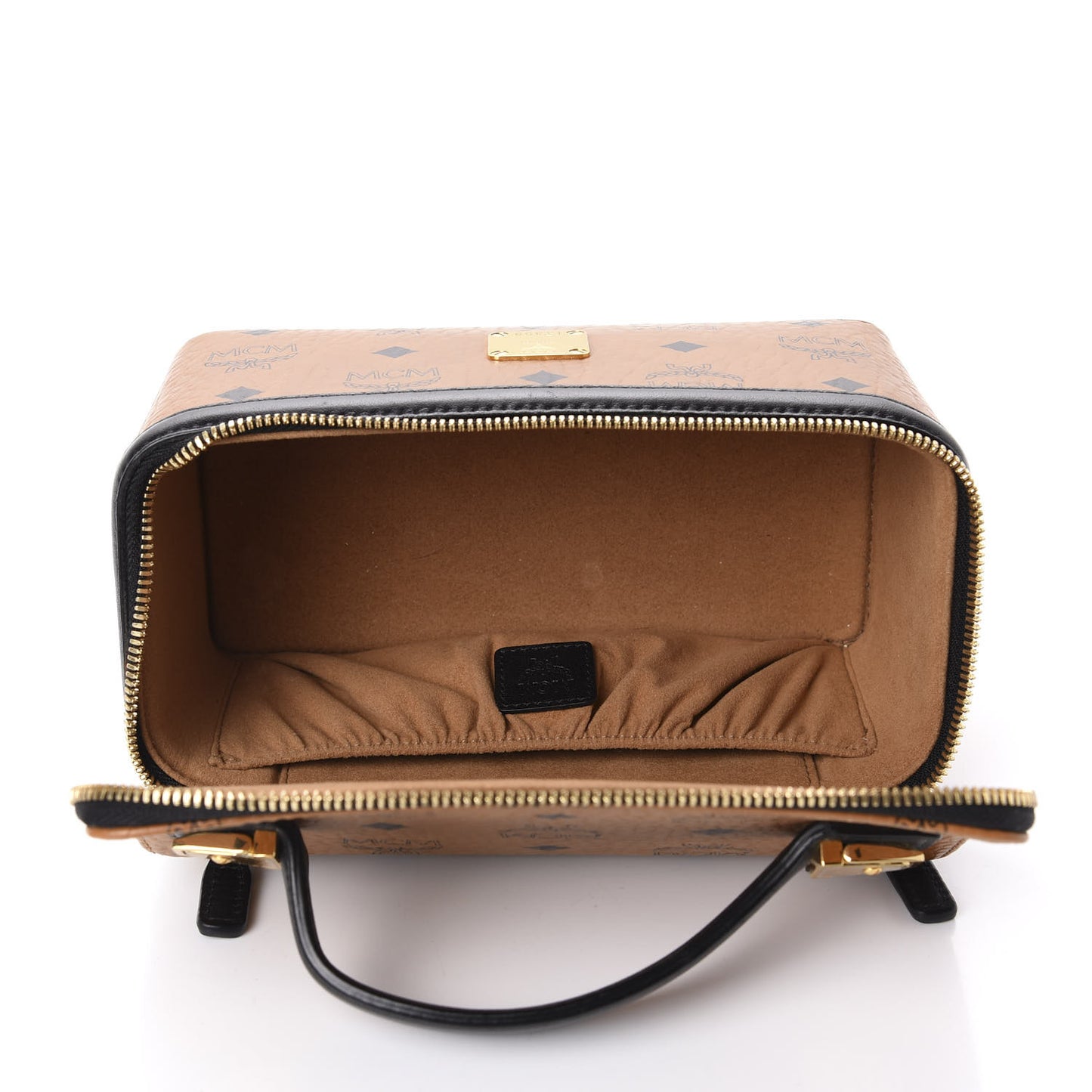 Visetos Vanity Case Cognac Black