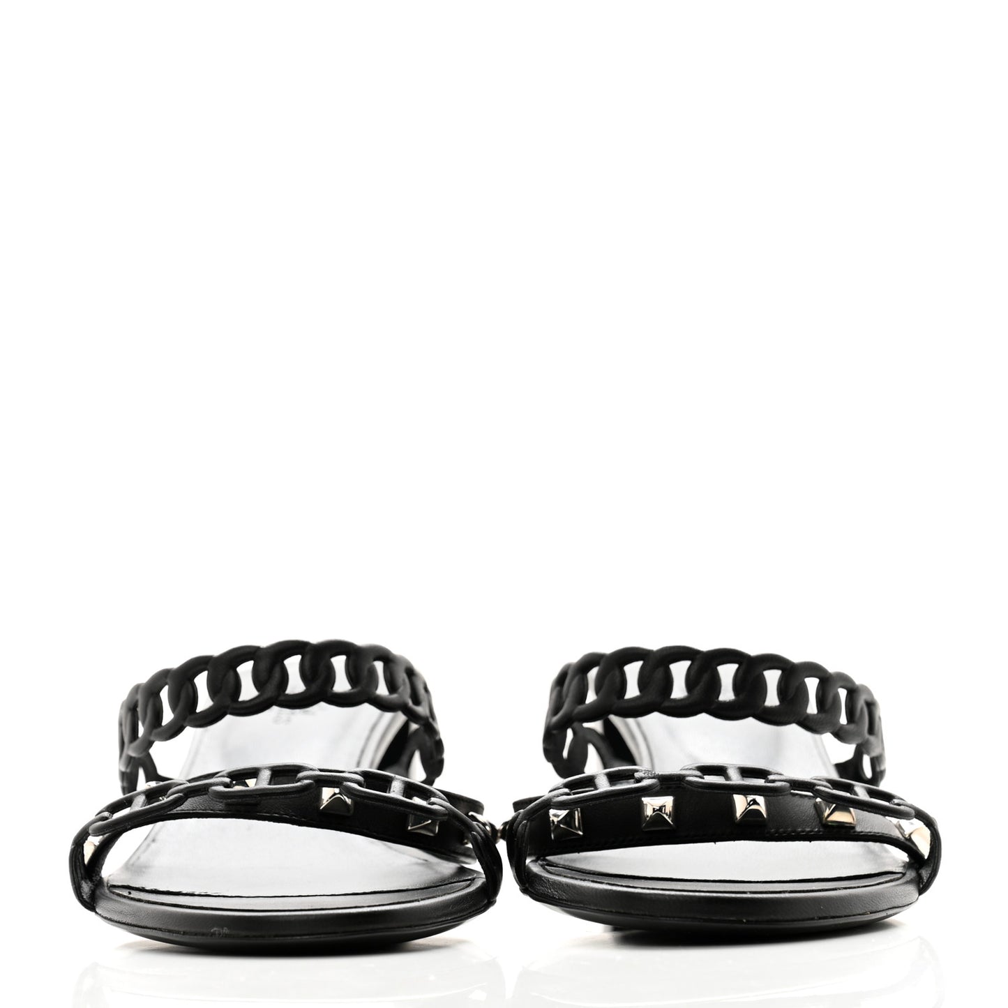Nappa Ajaccio Sandals 39.5 Black