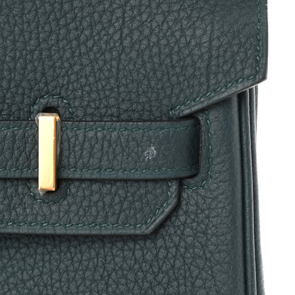 Hermes Togo Birkin 25 Vert Cypress 10 of 11