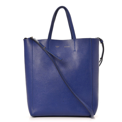 Celine Grained Calfskin Small Vertical Cabas Indigo 1 of 11