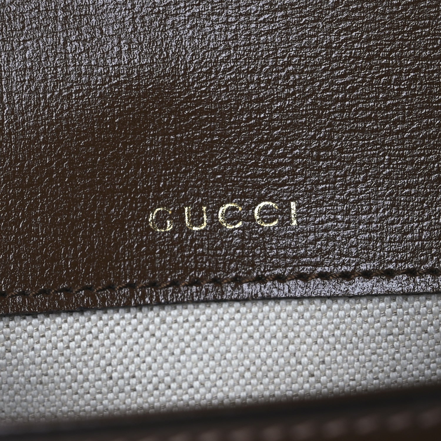 Gucci GG Supreme Monogram Web Mini Horsebit 1955 Shoulder Bag Beige Brown Sugar 6 of 13