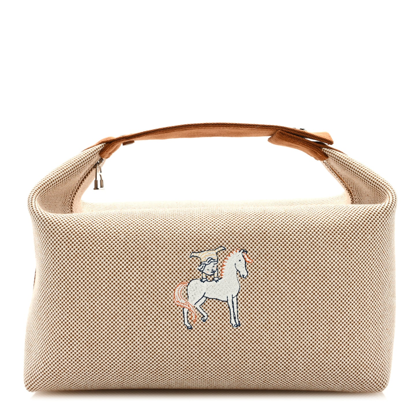 Canvas Large Bride-A-Brac Cabriole Case Biscuit