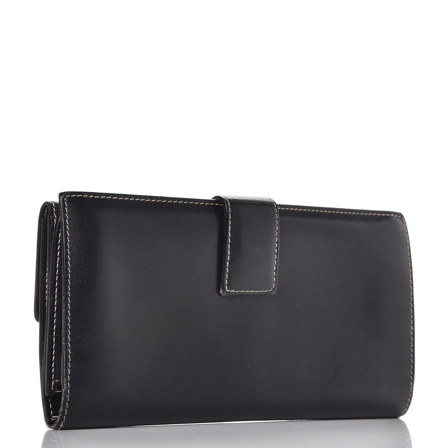 Gucci Smooth Calfskin Continental Flap Wallet Black 3 of 11