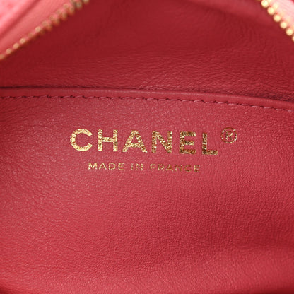Chanel Iridescent Caviar Small Timeless Camera Case Coral 5 of 10
