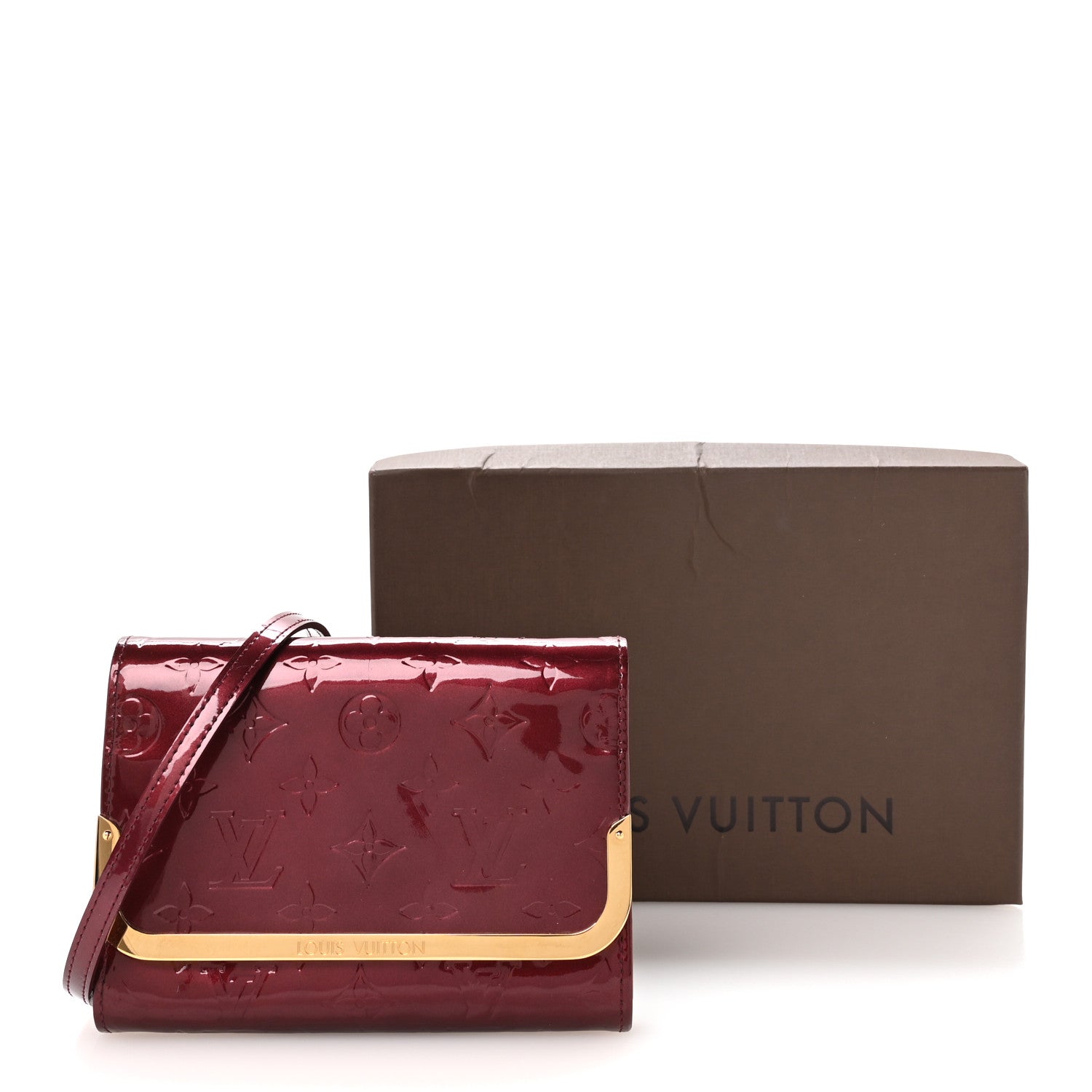 Louis Vuitton Vernis Rossmore PM Amarante 11 of 11