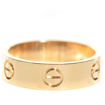 Cartier 18K Yellow Gold 5.5mm LOVE Ring 56 7.5 1 of 5