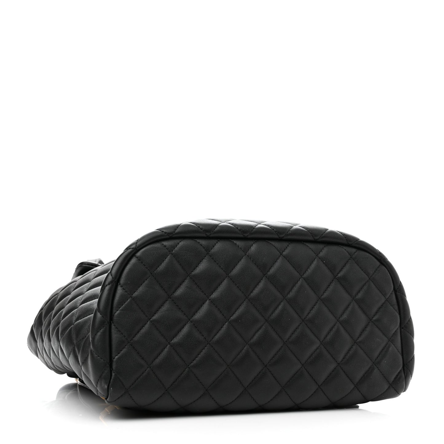 Lambskin Quilted Large Urban Spirit Backpack Black