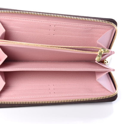Louis Vuitton Damier Ebene Zippy Wallet Rose Ballerine 5 of 7