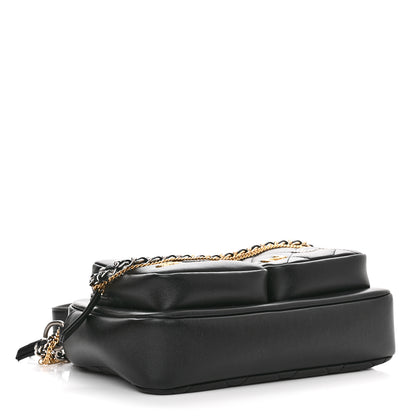 Chanel Calfskin Quilted Small Camera Case Black 4 of 9