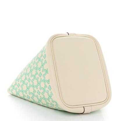 Hermes Swift Micro Lucky Daisy Picotin Lock Nata Vert 4 of 11