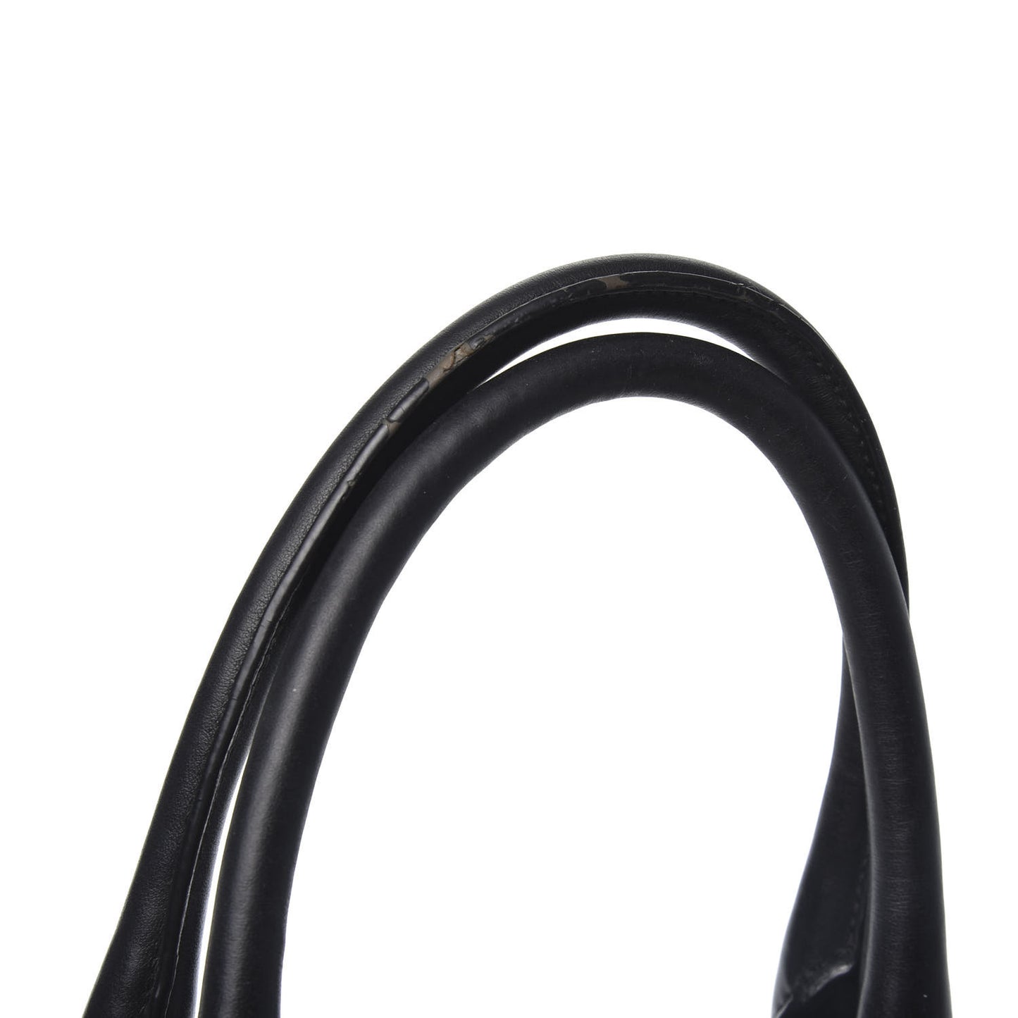 Tessuto Nylon Soft Calf Shopping Satchel Black