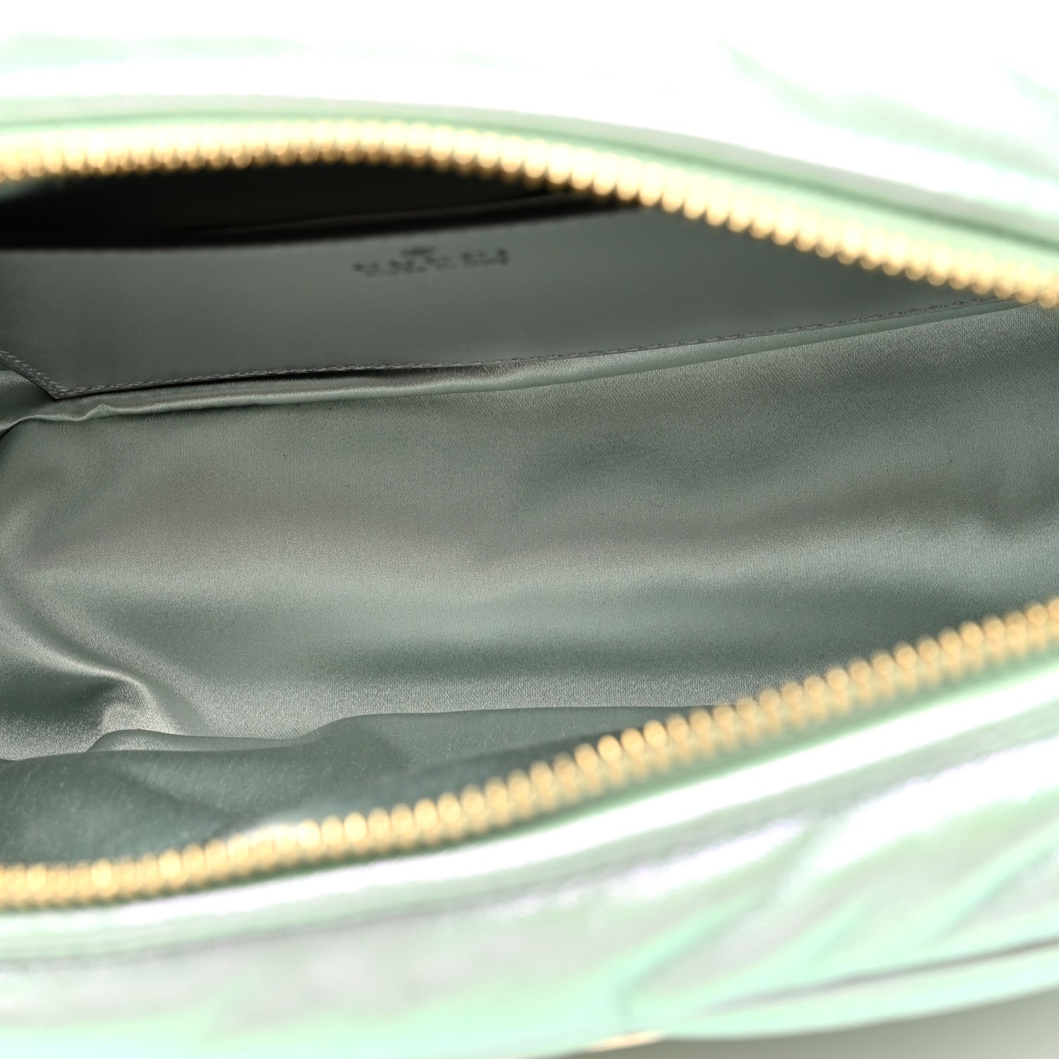 Gucci Iridescent Nappa Chevron Matelasse Small GG Marmont Chain Shoulder Bag Iridescent Salvy Green 5 of 9