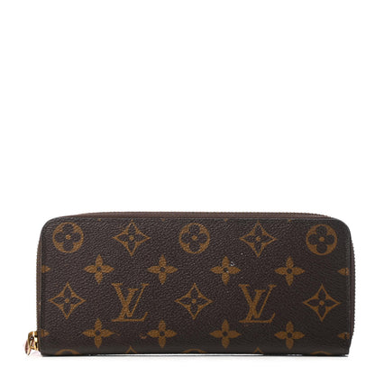Louis Vuitton Monogram Clemence Wallet Rose Ballerine 1 of 9