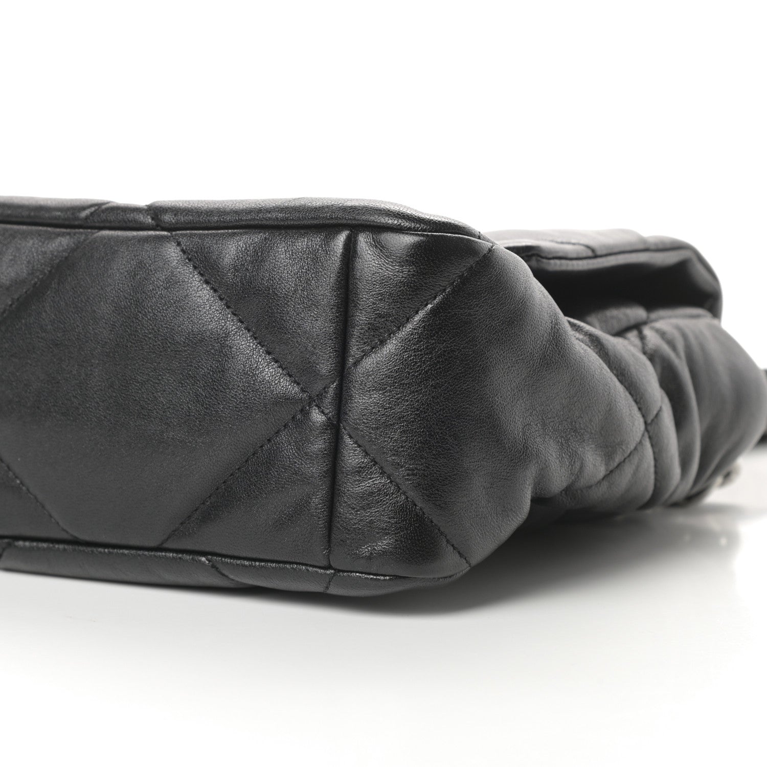 Chanel Lambskin Quilted Large Chanel 19 Flap Black 10 of 11