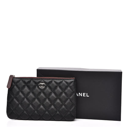 Chanel Caviar Quilted Small Pouch Black 10 of 10