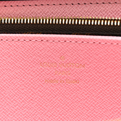 Louis Vuitton Damier Ebene Studded Zippy Wallet Rose Ballerine 6 of 6
