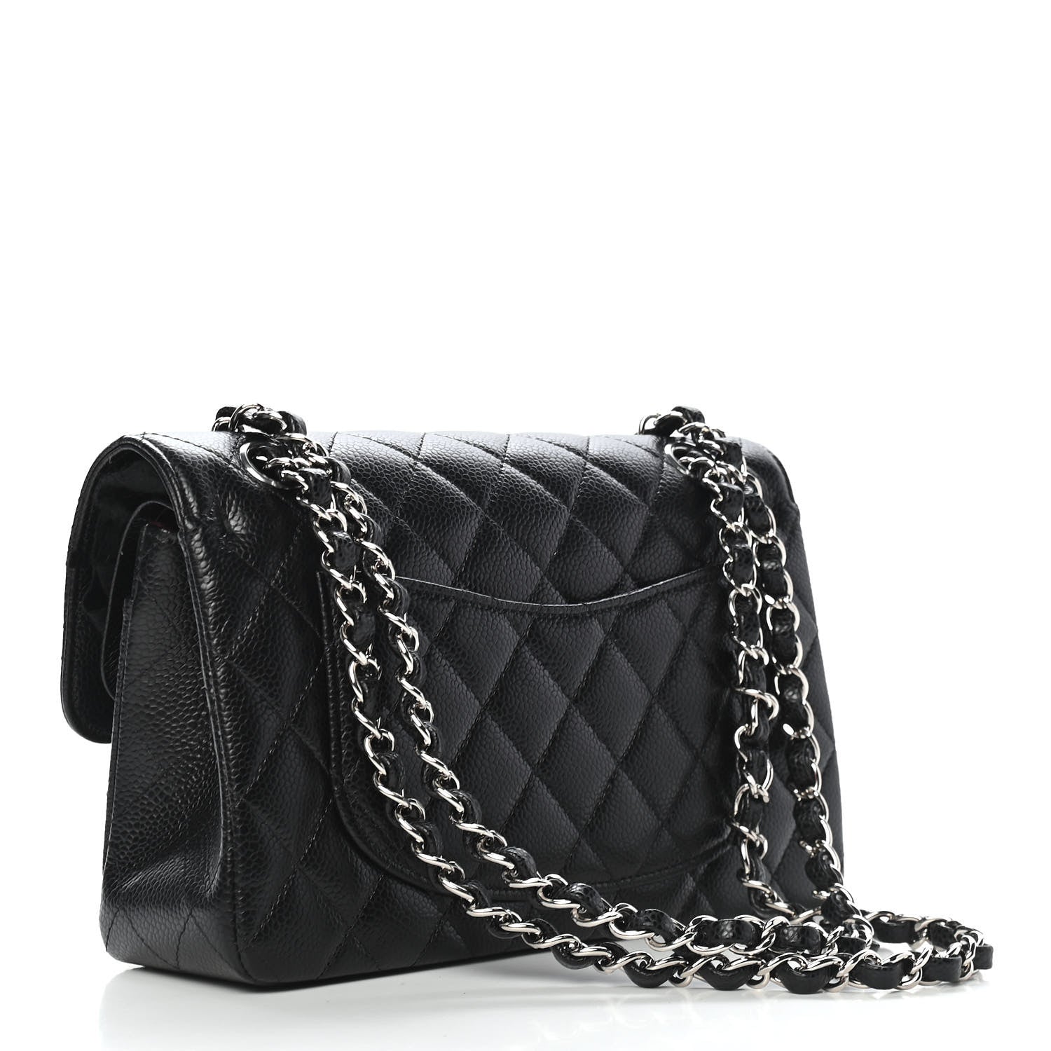Chanel Caviar Quilted Small Double Flap Black 2 of 8