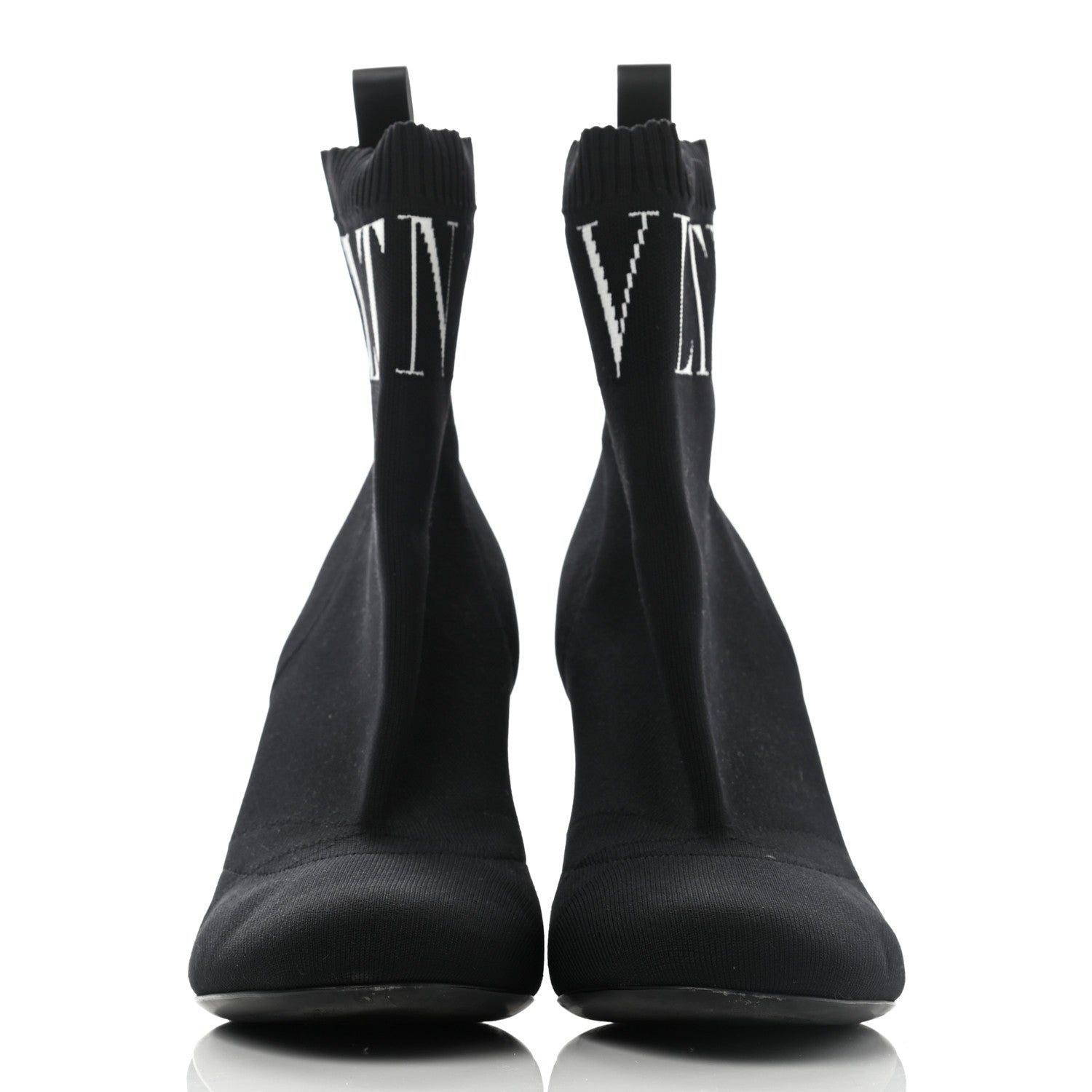 Valentino Garavani Body Tech Knit Sock Boots 39 Black 2 of 8