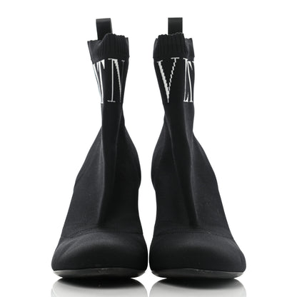 Valentino Garavani Body Tech Knit Sock Boots 39 Black 2 of 8