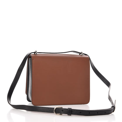Burberry Calfskin Small D-Ring Bag Tan Black 3 of 10
