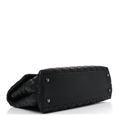 Chanel Caviar Quilted Medium Coco Handle Flap Black 4 of 10