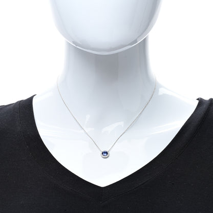 Tiffany Platinum Diamond Tanzanite Soleste Pendant Necklace 3 of 5