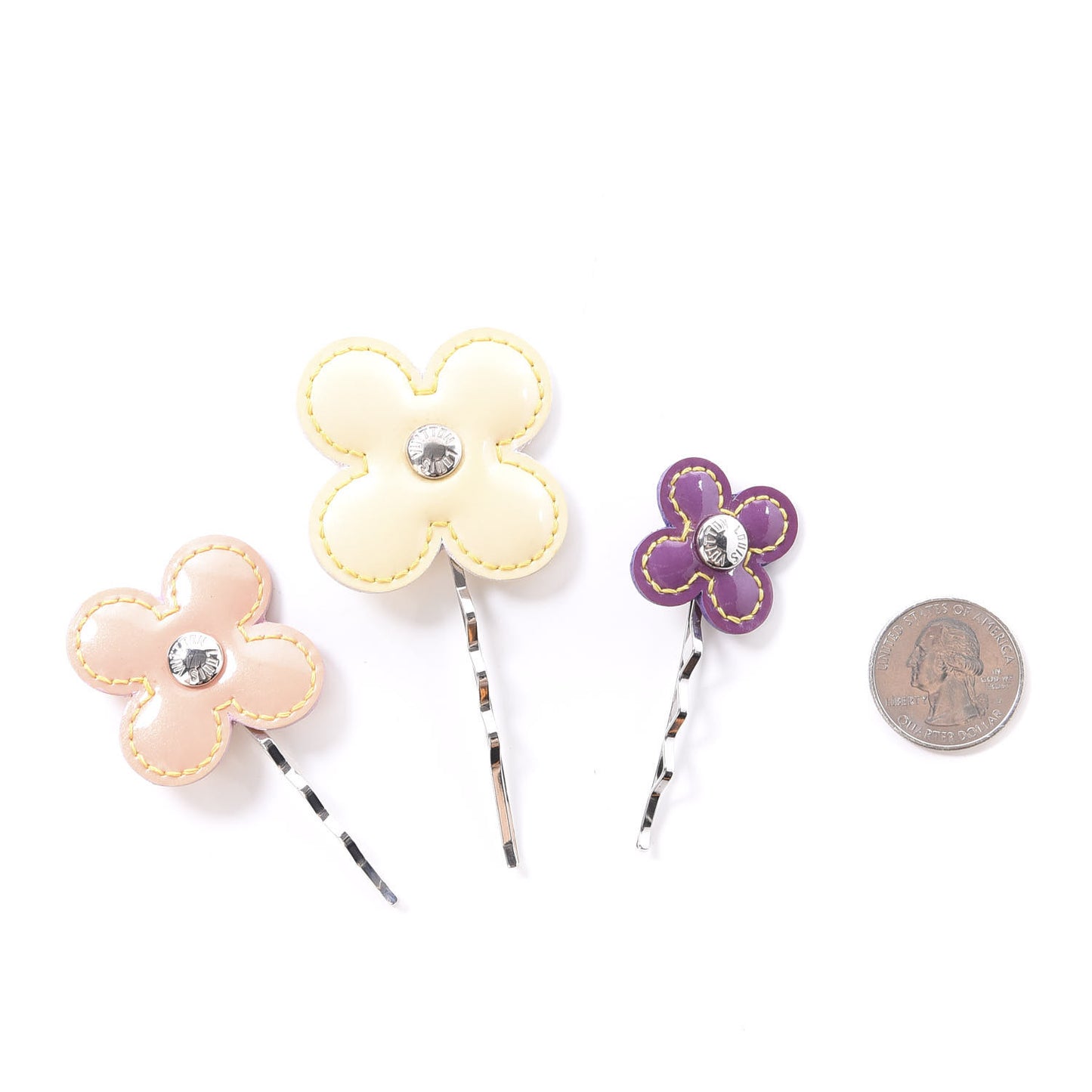 Vernis Fleur Hair Pin Barettes