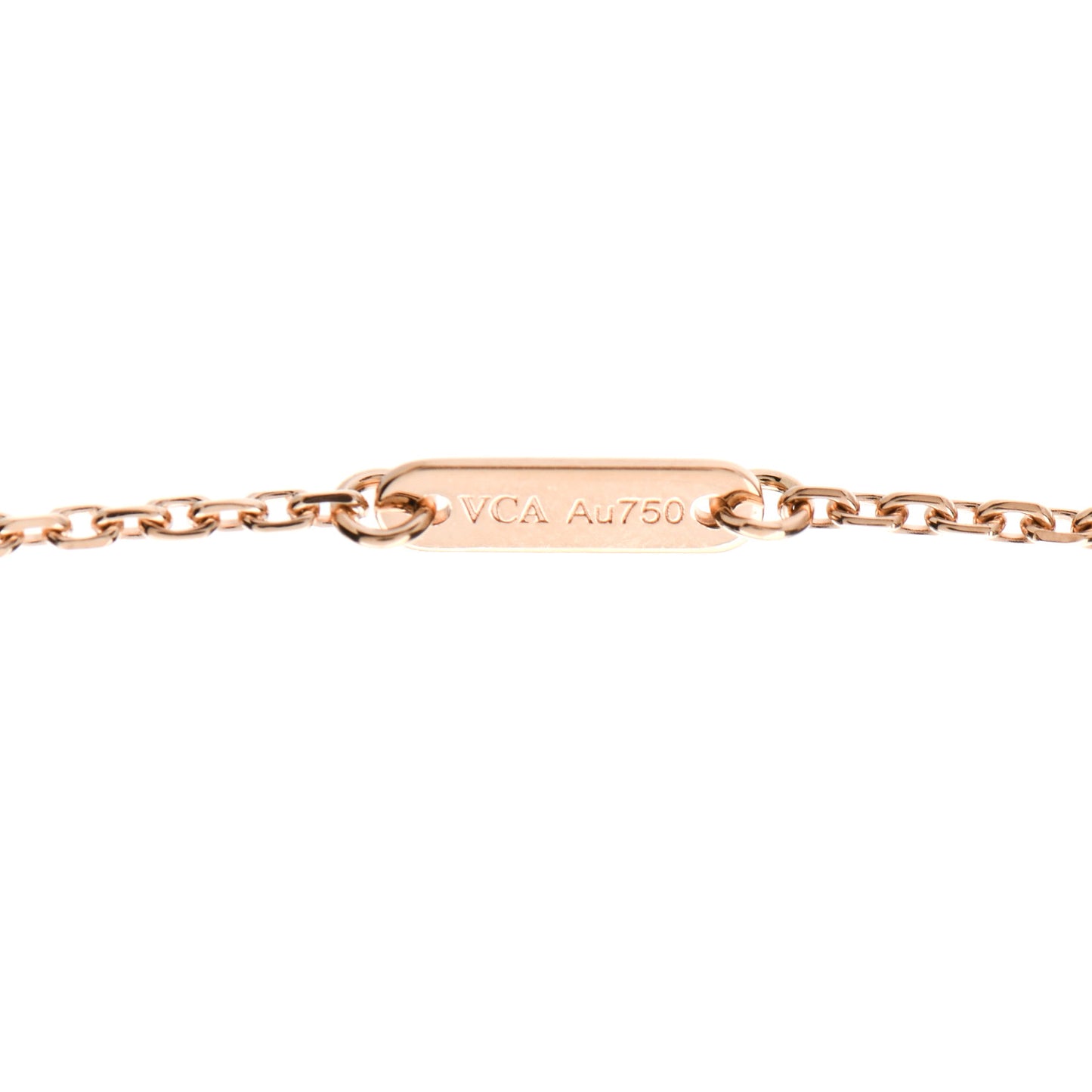 18K Rose Gold Sweet Alhambra Pendant Necklace